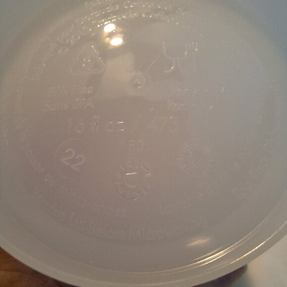 2013 Starbucks Halloween‎ Reusable 16 oz Plastic No Lid Glow In The Dark Cup - Picture 5 of 5